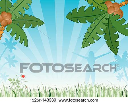 Abstract summer background View Large Illustration Stock Illustration - Abstract summer background. Fotosearch