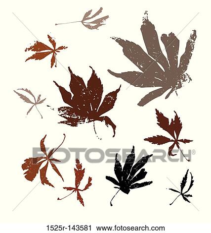 autumn leaves version 2 View Large Illustration Clip Art - autumn leaves version 2. Fotosearch