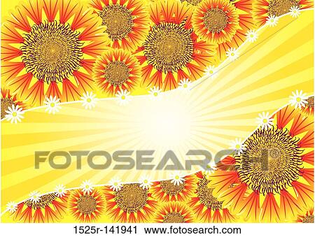 Background flower View Large Illustration Clip Art - Background flower. Fotosearch