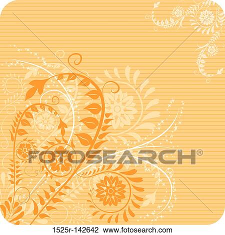 Background flower, elements for design, vector View Large Illustration Drawing - Background flower, elements for design, vector. Fotosearch