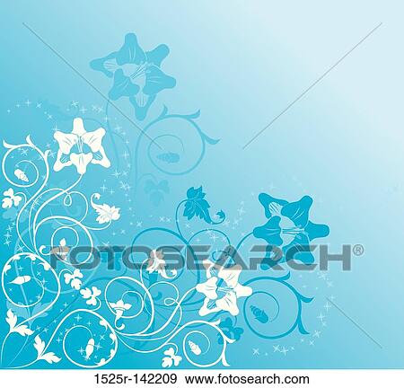 Background flower, elements for design, illustration View Large Illustration Stock Illustration - Background flower, elements for design, illustration. Fotosearch