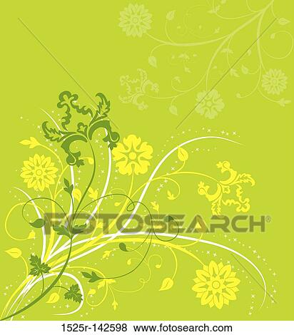 Background flower, elements for design, vector View Large Illustration Stock Illustration - Background flower, elements for design, vector. Fotosearch