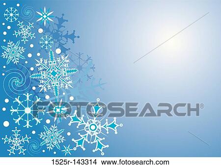 Stock Illustration - Background Snowflake, vector illustration. Fotosearch