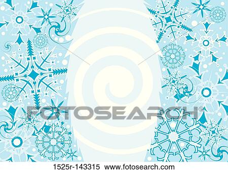 Stock Illustration - Background Snowflake, vector illustration. Fotosearch