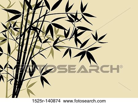 Bamboo background, vector View Large Illustration Stock Illustration - Bamboo background, vector. Fotosearch