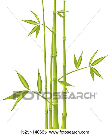 Bamboo, vector (mesh) View Large Illustration Stock Illustration - Bamboo, vector (mesh). Fotosearch