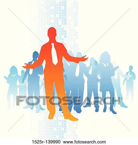 Clipart - Business People Concept. Fotosearch