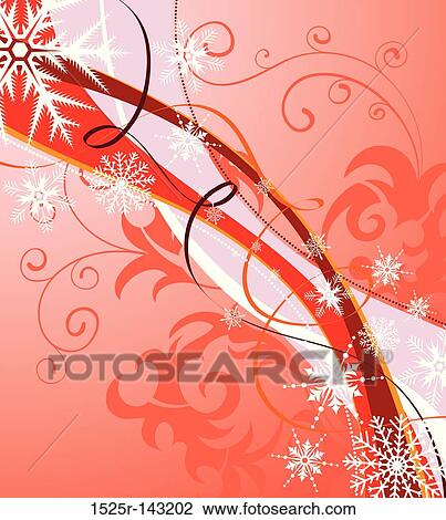 Drawing - Christmas background. Fotosearch