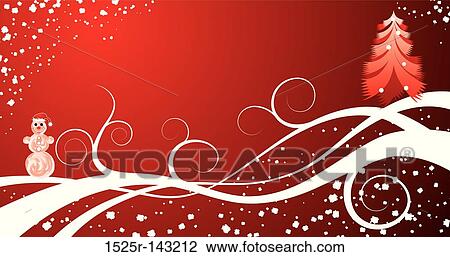 Christmas background, vector View Large Illustration Drawing - Christmas background, vector. Fotosearch