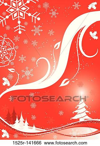 Christmas background, vector View Large Illustration Stock Illustration - Christmas background, vector. Fotosearch