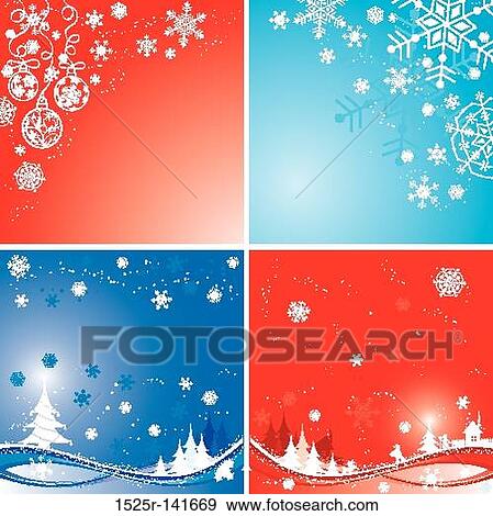 Stock Illustration - Christmas background, vector. Fotosearch