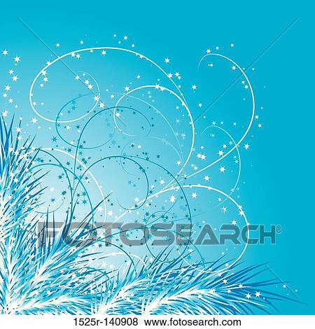 Stock Illustration - Christmas background with a fur-tree, vector. Fotosearch