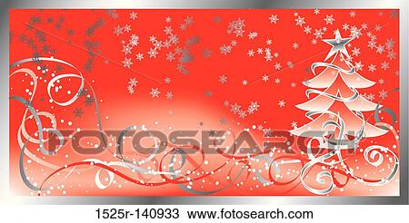 Drawing - Christmas background with a snowflakes, vector. Fotosearch
