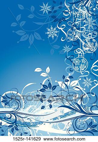 Christmas background with baubles, vector View Large Illustration Stock Illustration - Christmas background with baubles, vector. Fotosearch