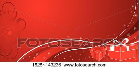 Stock Illustration - Christmas background with gifts, vector. Fotosearch