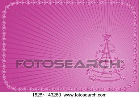 Christmas background with stylized tree, vector View Large Illustration Drawing - Christmas background with stylized tree, vector. Fotosearch