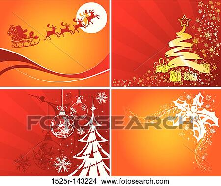 Stock Illustration - Christmas backgrounds. Fotosearch