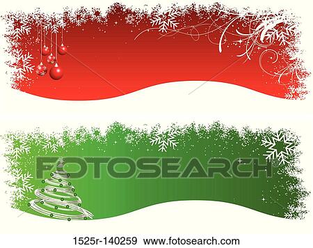 christmas headers View Large Illustration Stock Illustration - christmas headers. Fotosearch