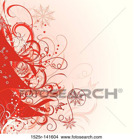 Christmas tree, winter background, vector View Large Illustration Stock Illustration - Christmas tree, winter background, vector. Fotosearch