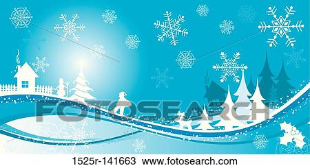 Christmas winter background, vector illustration View Large Illustration Drawing - Christmas winter background, vector illustration. Fotosearch
