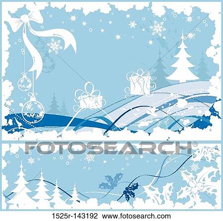 Collect Christmas frame View Large Illustration Drawing - Collect Christmas frame. Fotosearch
