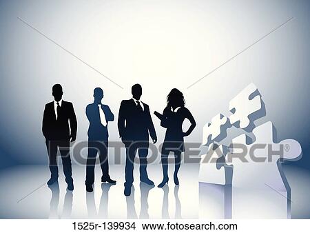 Stock Illustration - Connecting People. Fotosearch