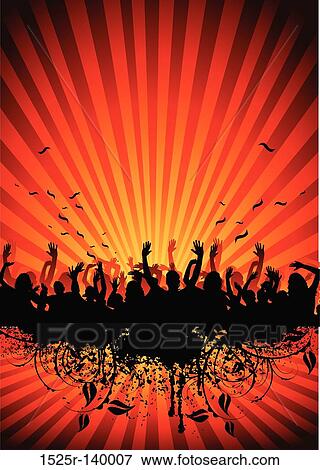 Dance Audience View Large Illustration Stock Illustration - Dance Audience. Fotosearch