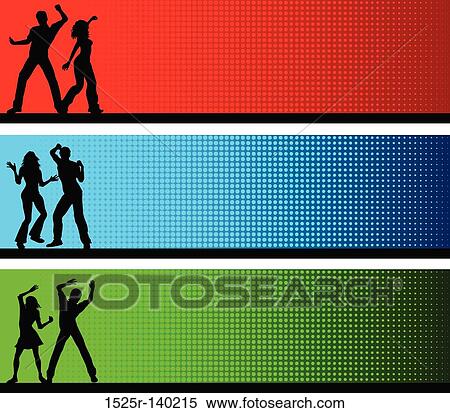 dancing people View Large Illustration Stock Illustration - dancing people. Fotosearch