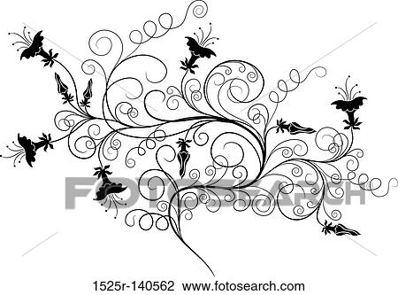 Decorative element for design, vector View Large Illustration Drawing - Decorative element for design, vector. Fotosearch