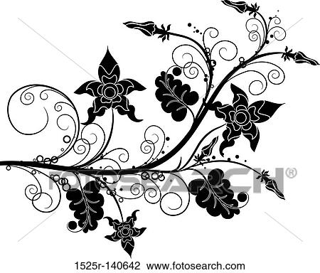 Decorative element for design, vector View Large Illustration Drawing - Decorative element for design, vector. Fotosearch