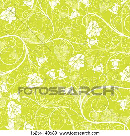 Decorative floral background, vector View Large Illustration Stock Illustration - Decorative floral background, vector. Fotosearch