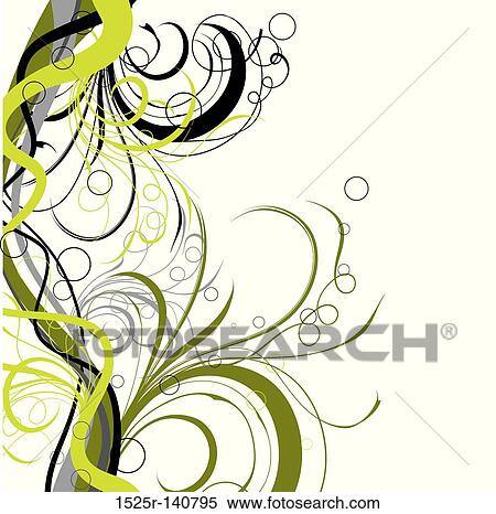 Decorative floral background, vector View Large Illustration Stock Illustration - Decorative floral background, vector. Fotosearch