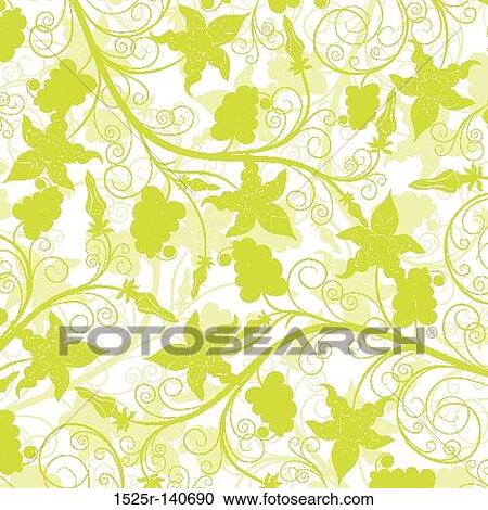 Decorative floral pattern, vector View Large Illustration Clipart - Decorative floral pattern, vector. Fotosearch