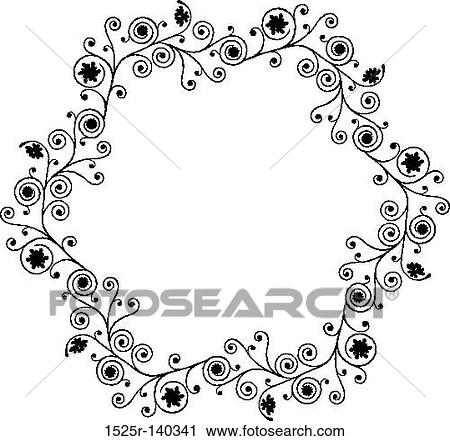 Decorative frame, vector illustration View Large Illustration Clip Art - Decorative frame, vector illustration. Fotosearch