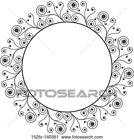 Decorative frame, vector illustration View Large Illustration Clip Art - Decorative frame, vector illustration. Fotosearch
