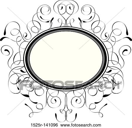 Decorative frame, vector View Large Illustration Stock Illustration - Decorative frame, vector. Fotosearch