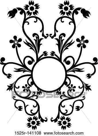 Decorative frame, vector View Large Illustration Stock Illustration - Decorative frame, vector. Fotosearch