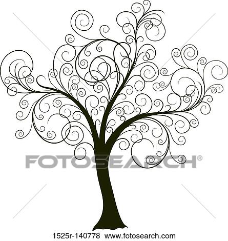 Decorative tree, vector illustration View Large Illustration Stock Illustration - Decorative tree, vector illustration. Fotosearch
