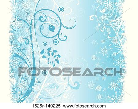 decorative winter grunge View Large Illustration Stock Illustration - decorative winter grunge. Fotosearch