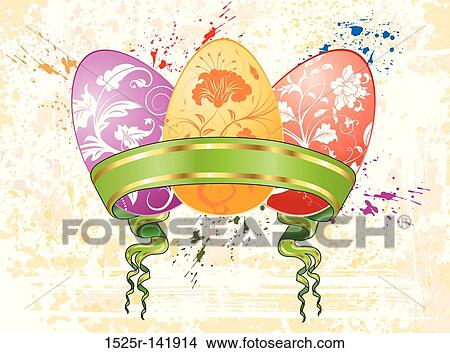 Easter background View Large Illustration Stock Illustration - Easter background. Fotosearch