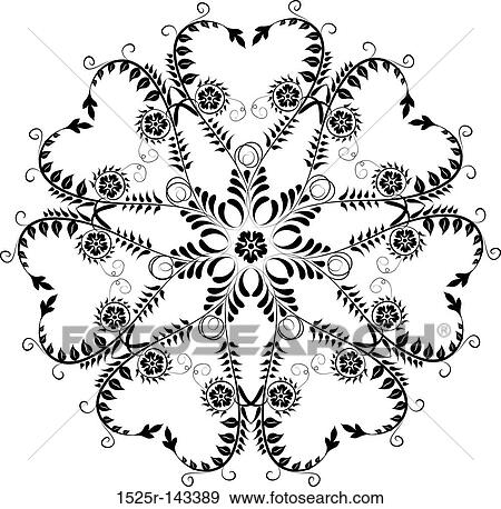 Element for design, corner flower, vector View Large Illustration Stock Illustration - Element for design, corner flower, vector. Fotosearch