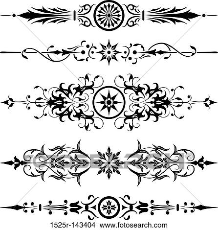 Element for design, corner flower, vector View Large Illustration Stock Illustration - Element for design, corner flower, vector. Fotosearch