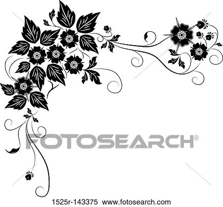 Stock Illustration - Element for design, flower. Fotosearch