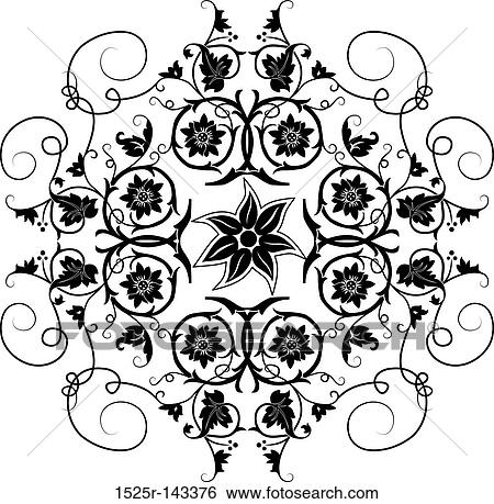 Stock Illustration - Element for design, flower. Fotosearch