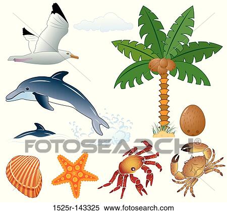 Element for design (summer, sea) View Large Illustration Stock Illustration - Element for design (summer, sea). Fotosearch