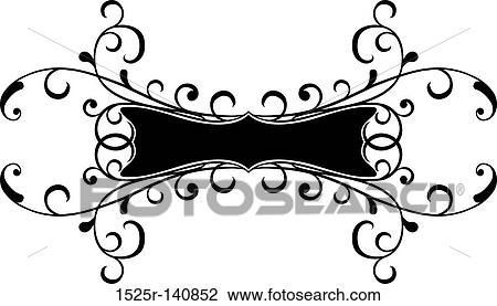 Drawing - Element for design, vector. Fotosearch