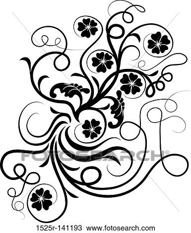 Drawing - Element for design, vector. Fotosearch
