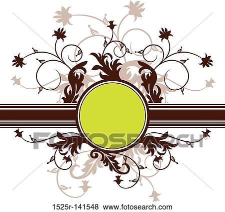Floral abstract background, vector View Large Illustration Stock Illustration - Floral abstract background, vector. Fotosearch