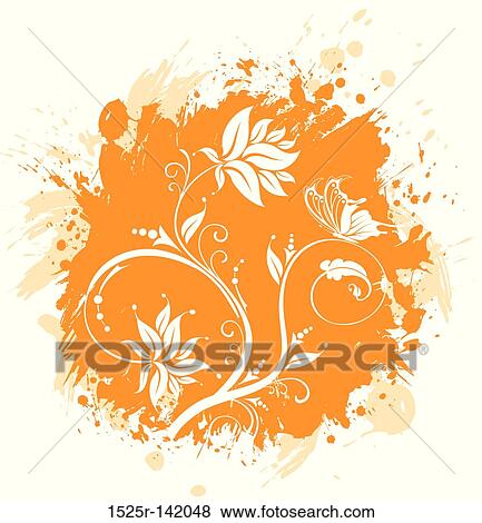 Floral abstraction View Large Illustration Stock Illustration - Floral abstraction. Fotosearch