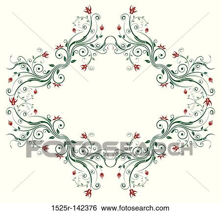 Floral abstraction View Large Illustration Stock Illustration - Floral abstraction. Fotosearch